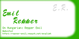 emil repper business card